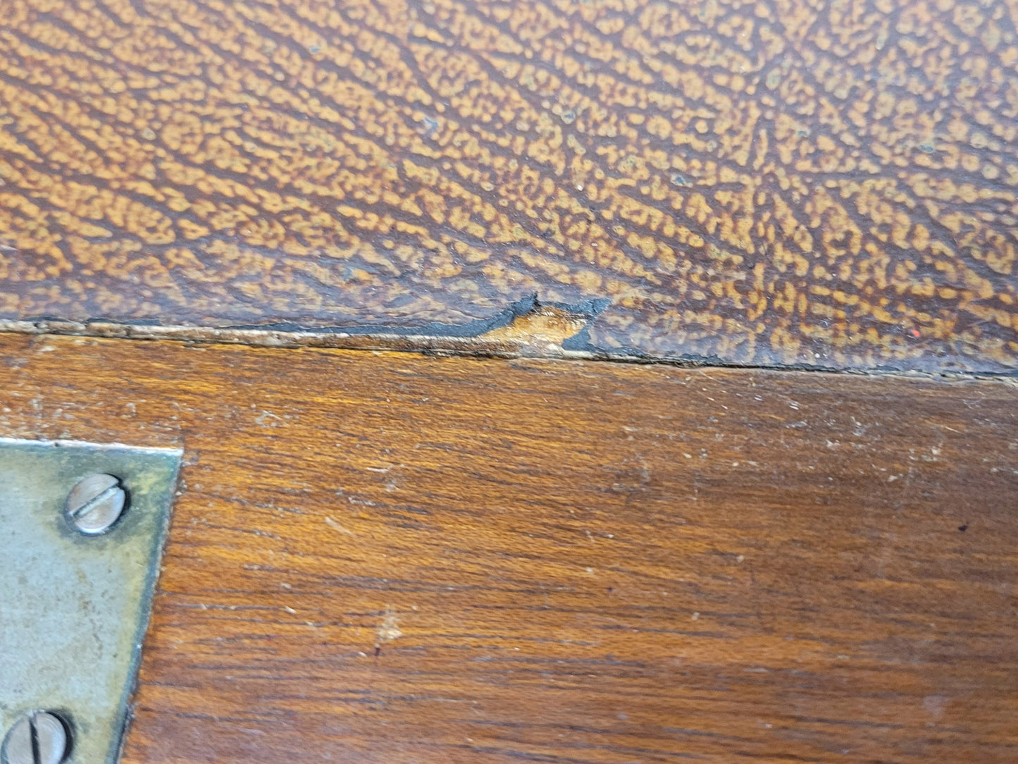 Ladies Writing Bureau Desk Vintage 1950s Lock & Key Mahogany Delivery Available