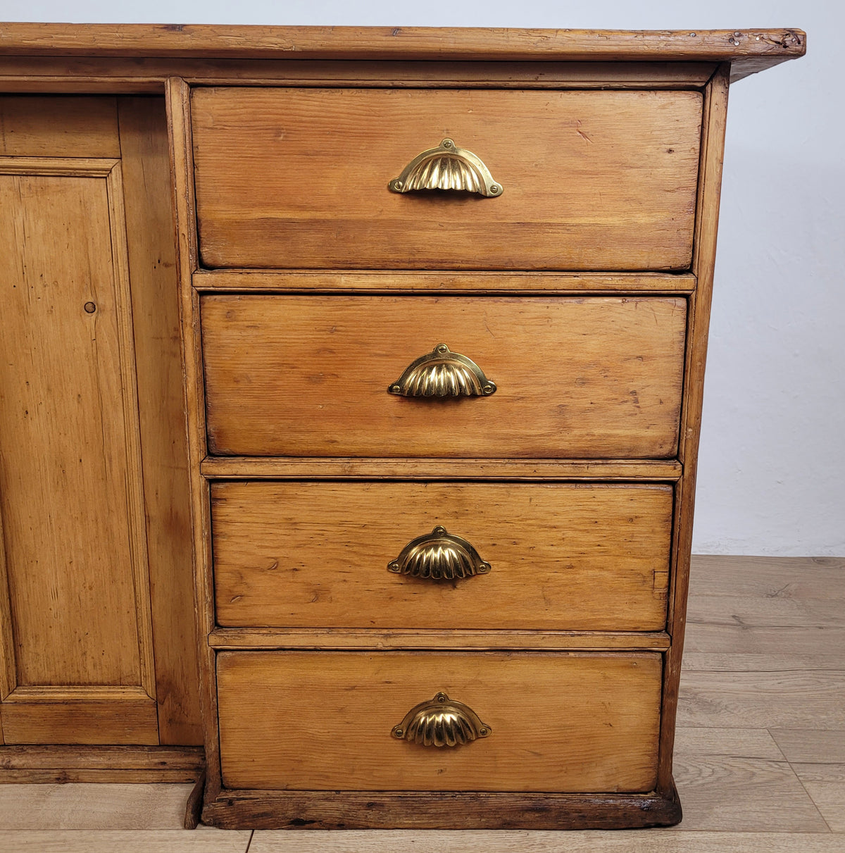Victorian Sideboard Cupboard Pine With Drawers Rustic Country Delivery Available