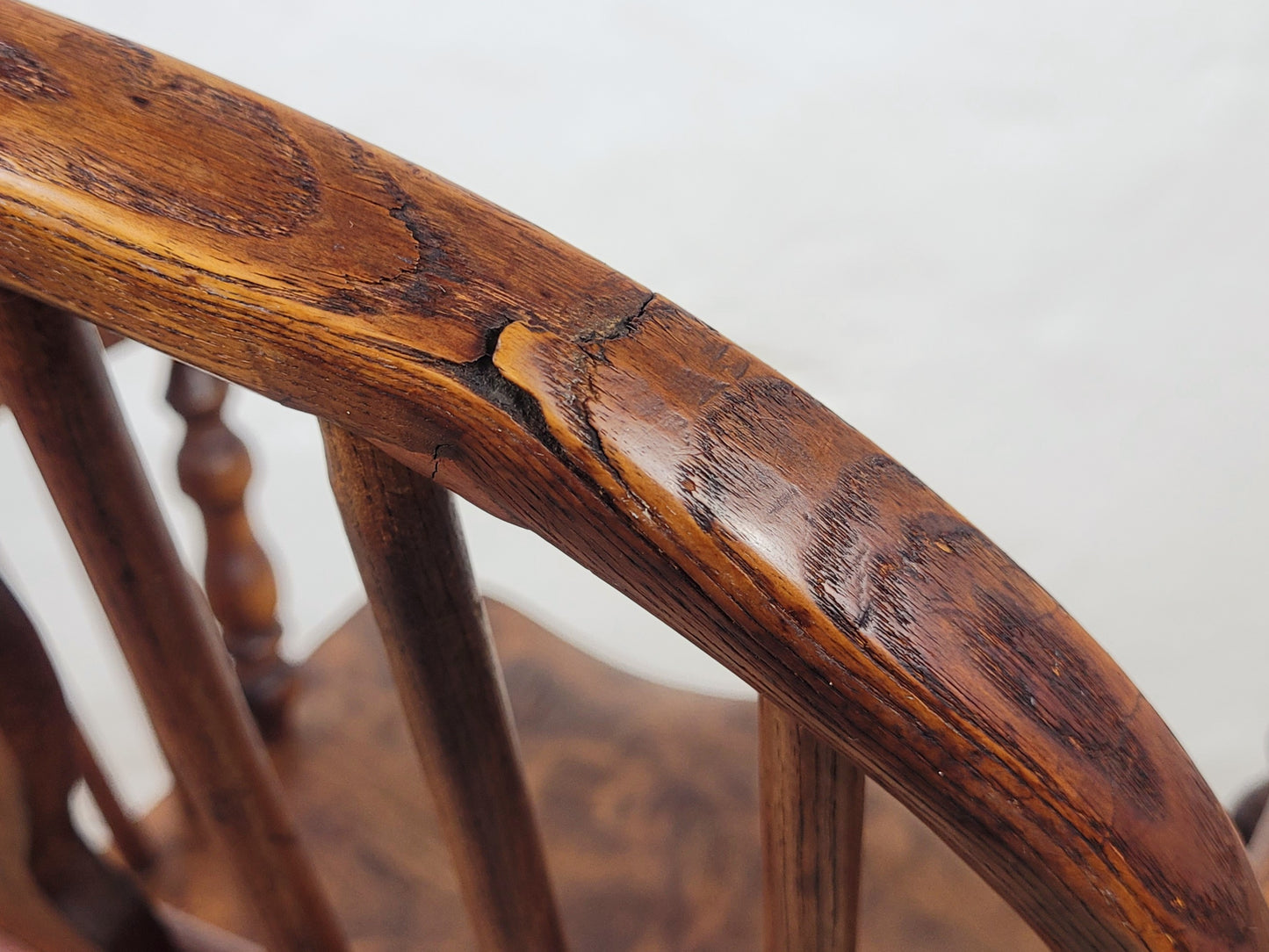Victorian Windsor Armchair HoopBack Crinoline Stretcher 19thC Delivery Available