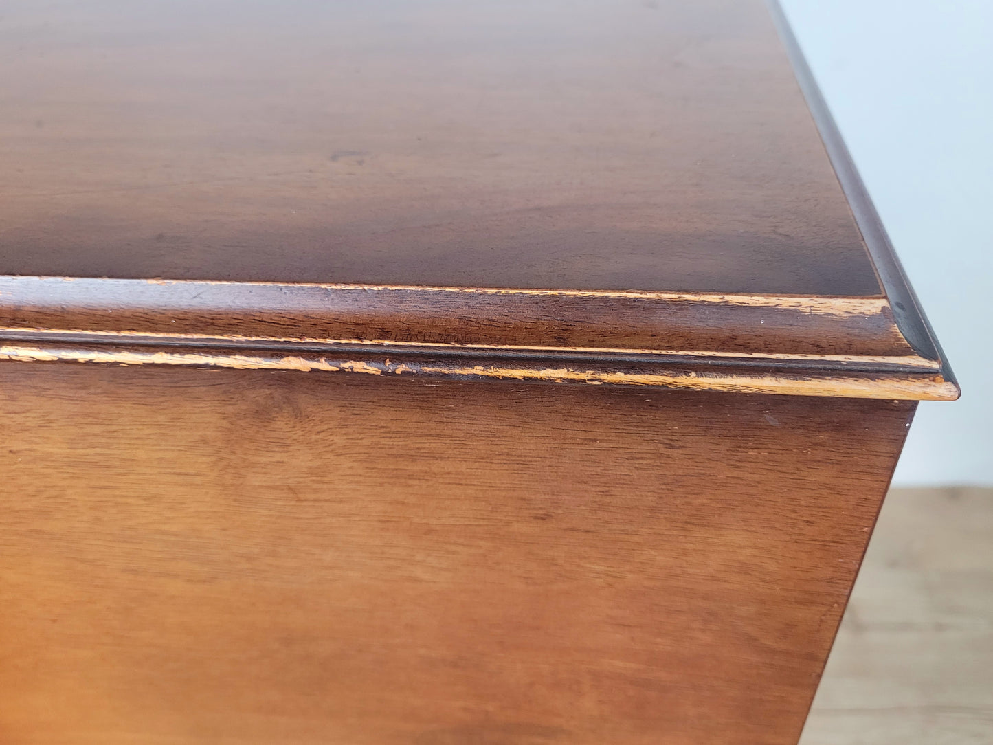 Chest of Drawers 5 Vintage 1950s Mahogany Antique style Delivery Available