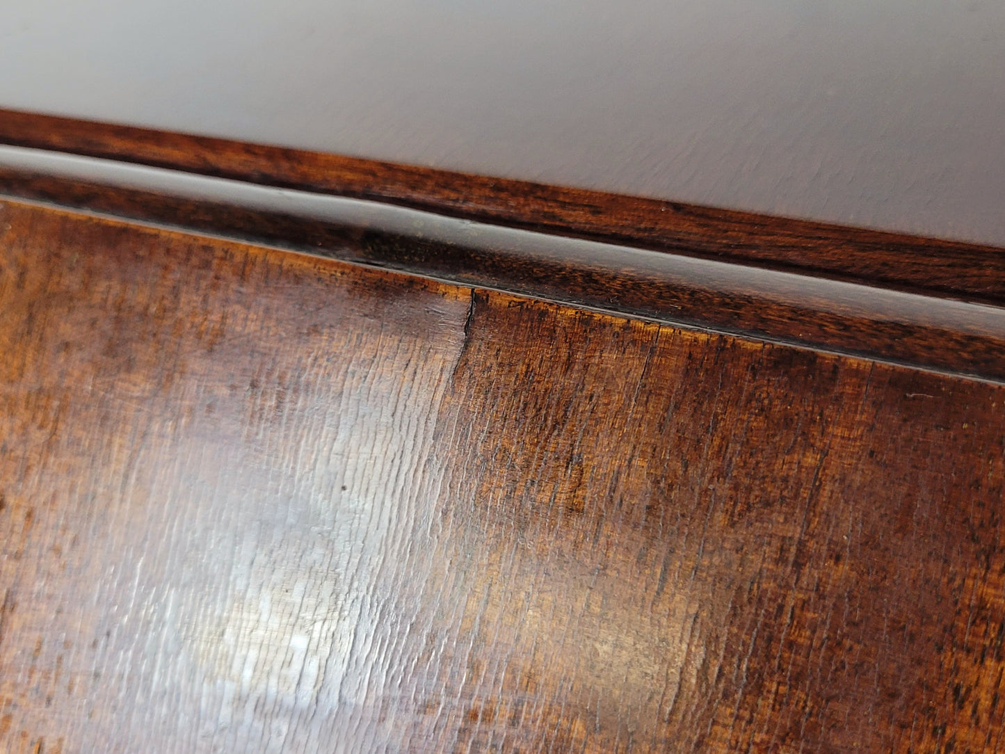 Vintage Writing Desk Bureau Leather 1930s Cabriole Legs Delivery Available