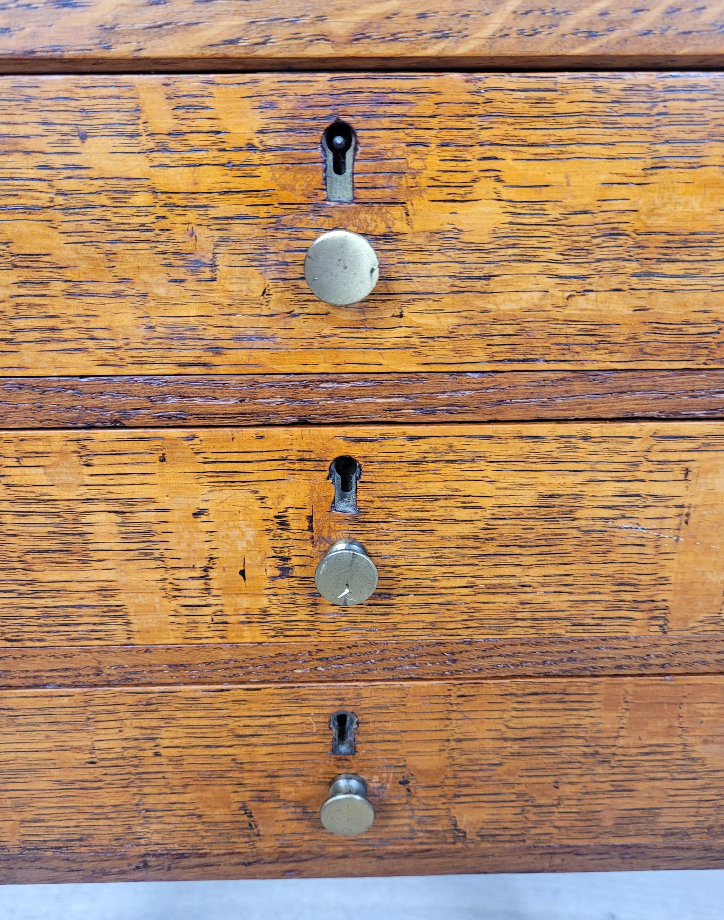 Vintage Bedside Cabinet Oak Mid 20th-Century Country Drawers Postage Available