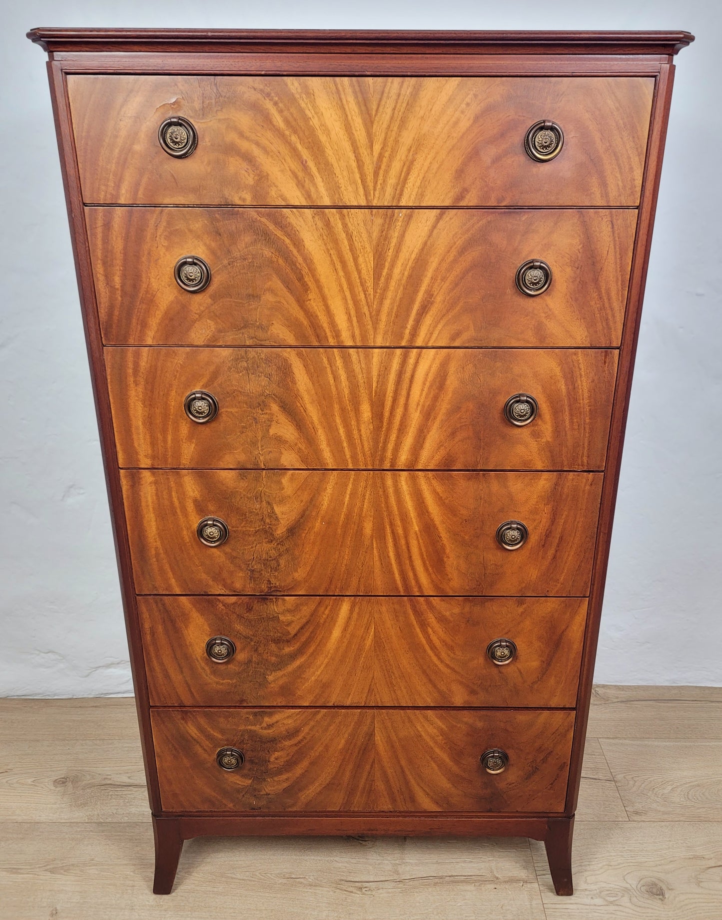 Vintage Chest of Drawers 20th-century Mahogany English 1960s Delivery Available