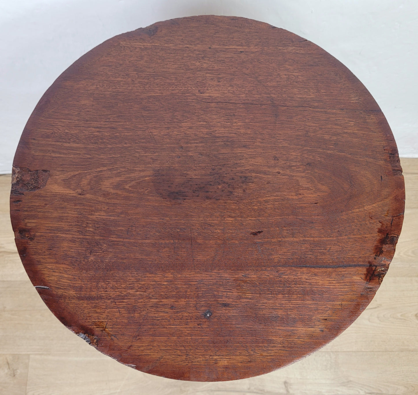 Victorian Tripod Side Table 19thC English Antique Mahogany Postage Available