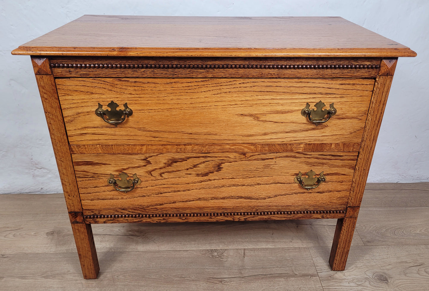 Vintage Chest Of Drawers Oak Carved Country Farmhouse Rustic Delivery Available