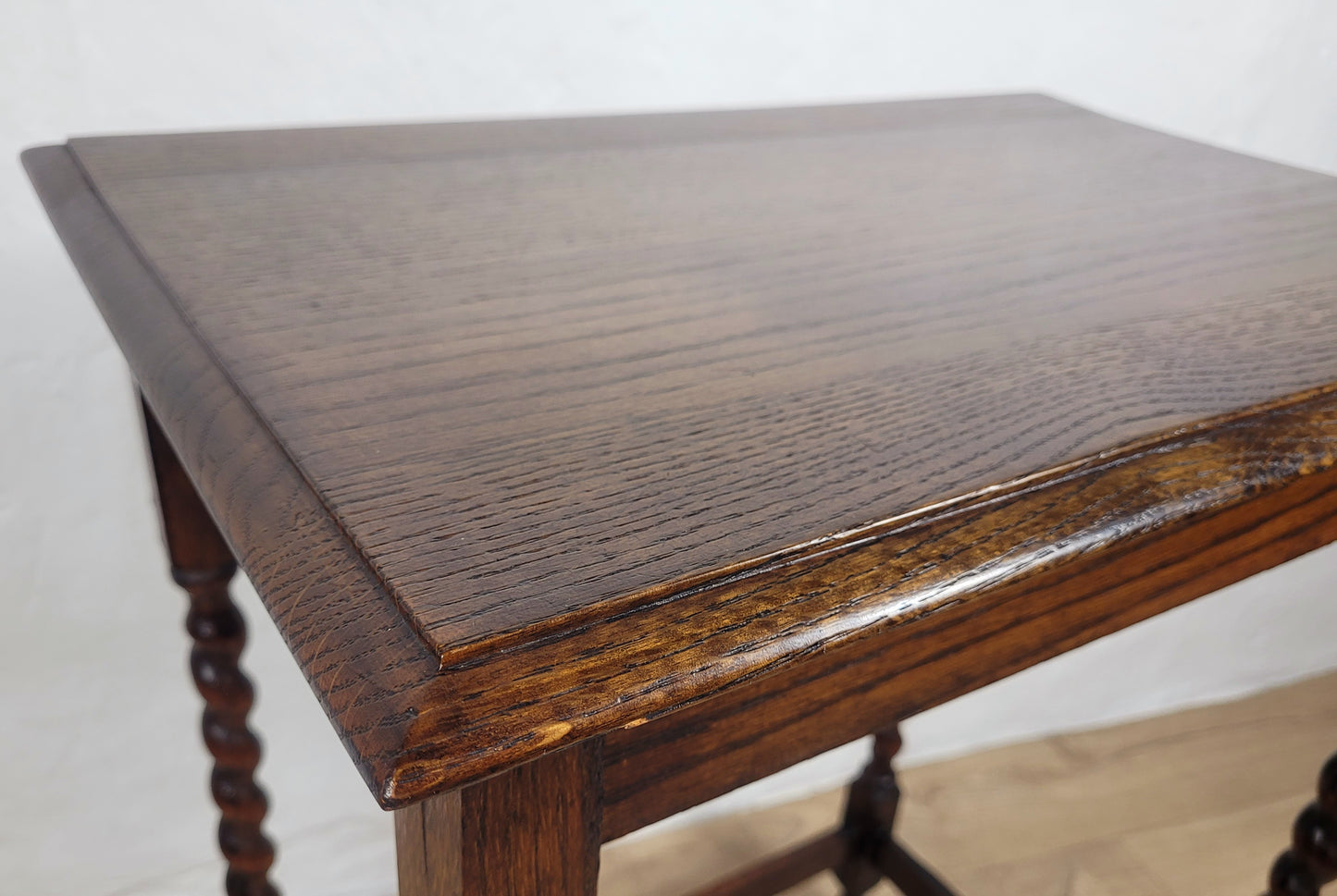 Barley Twist Side Table Vintage Rectangular Country English Postage Available