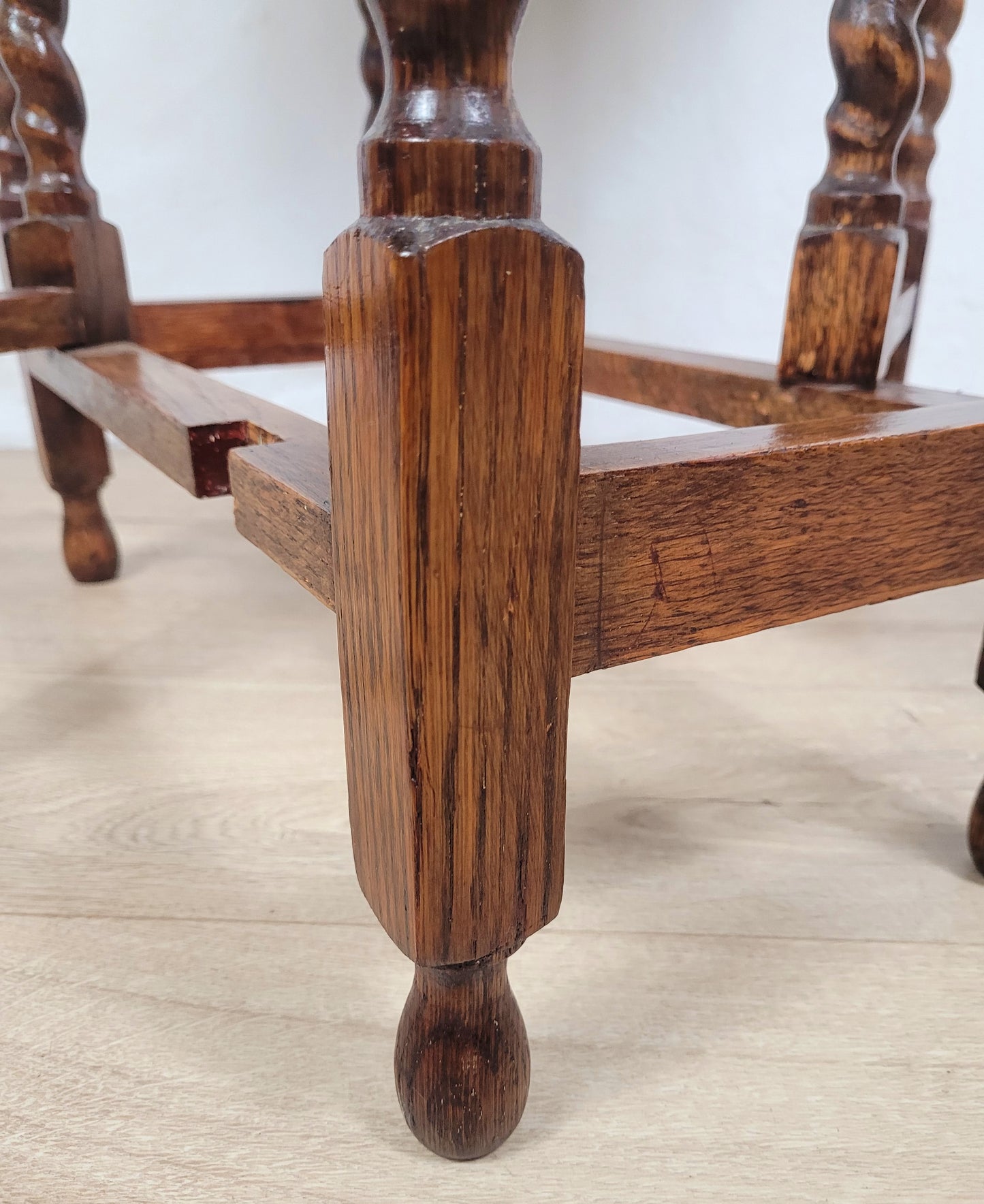 Vintage Drop Leaf Table Gateleg Barley Twist Oak 1930's Delivery Available