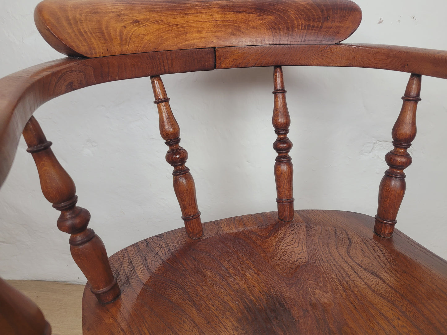 Smokers Bow Armchair Victorian Country Farmhouse Ash & Elm Delivery Available