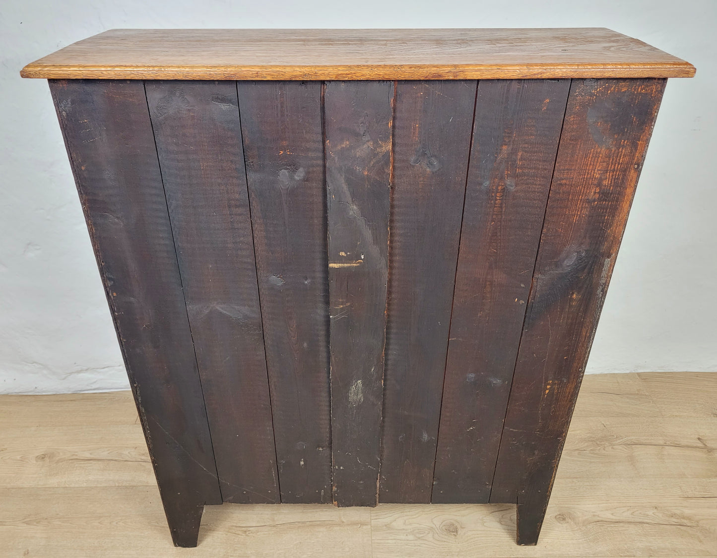 Elm Writing Bureau Desk Vintage 1930s Storage Country Rustic Delivery Available