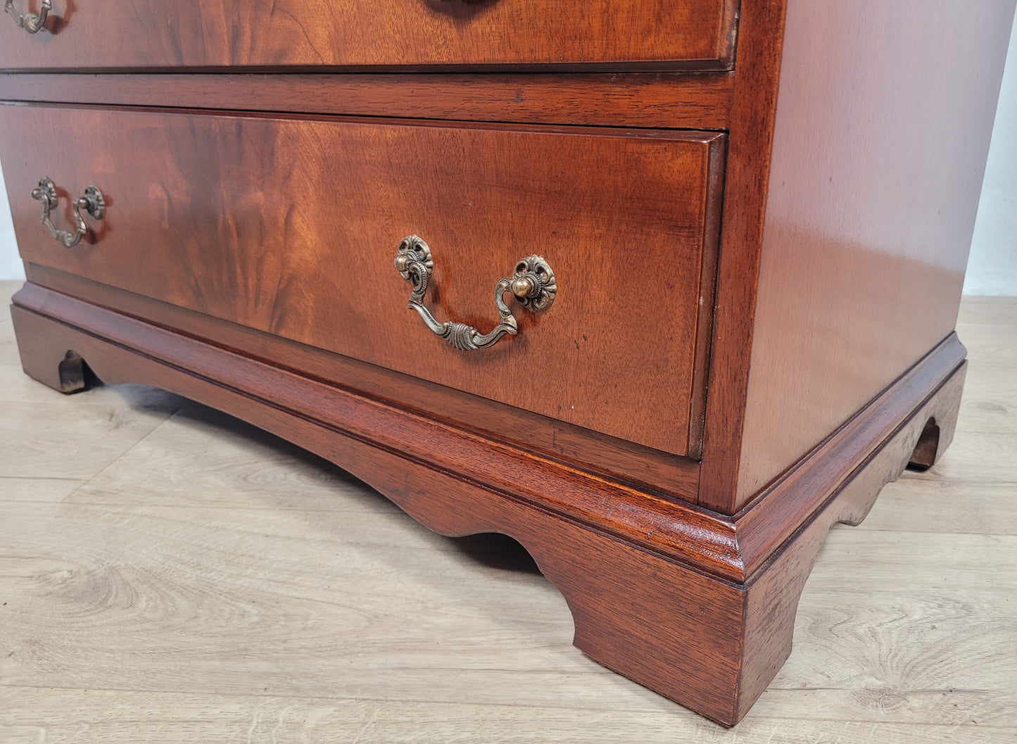 Vintage Writing Bureau Desk Lock & Key Mid Century Mahogany Delivery Available