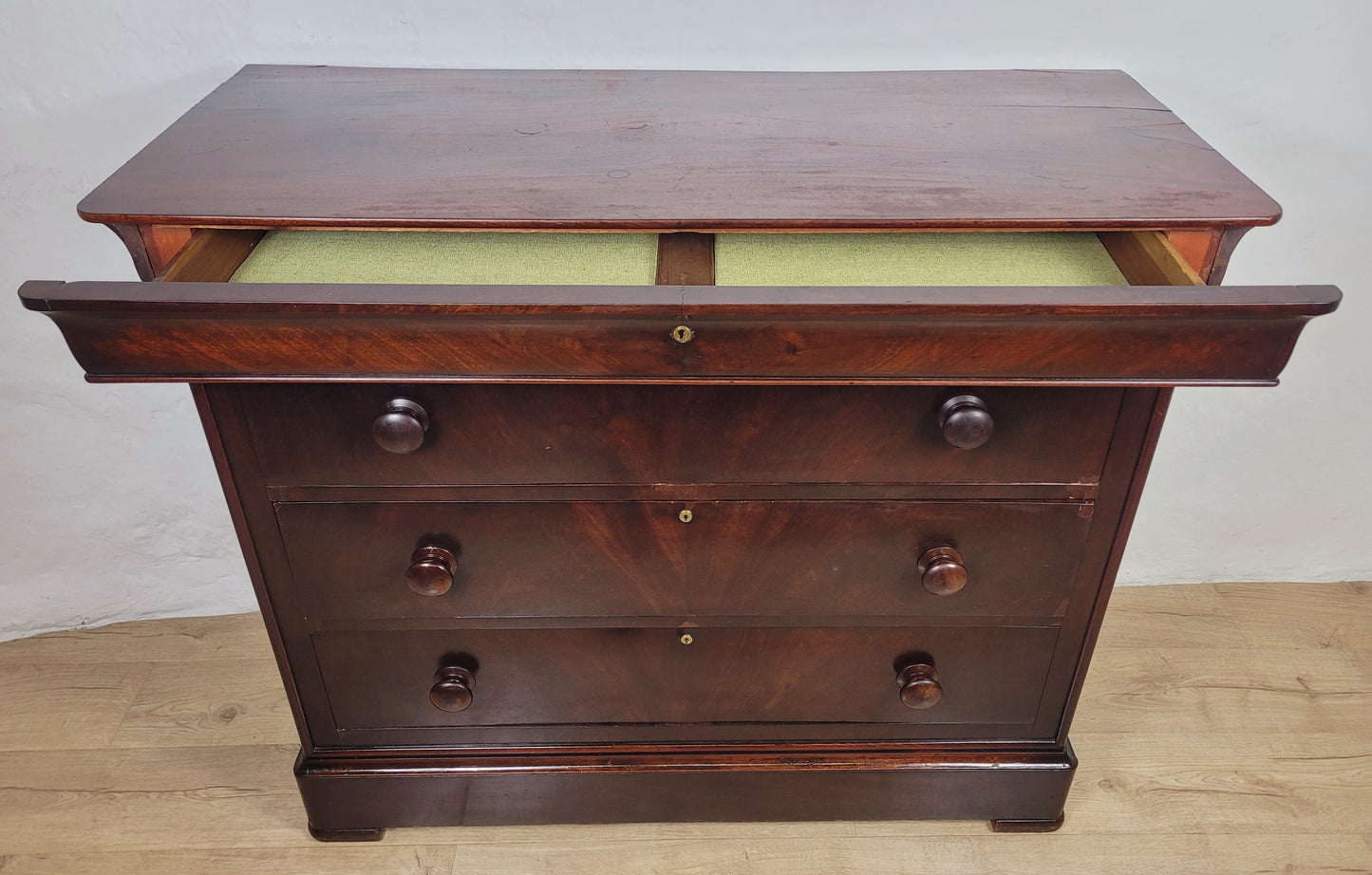 Victorian Chest of Drawers 4 Drawers 1890 Mahogany English Delivery Available