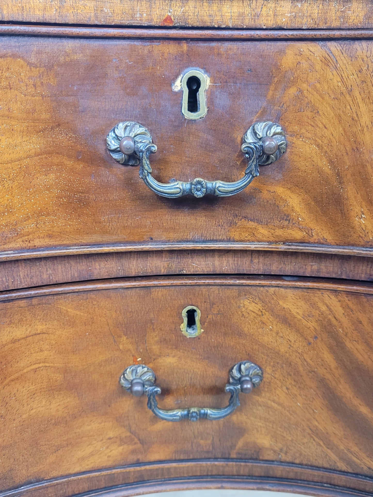 Victorian Ladies Dressing Table Serpentine Antique 1900s Delivery Available