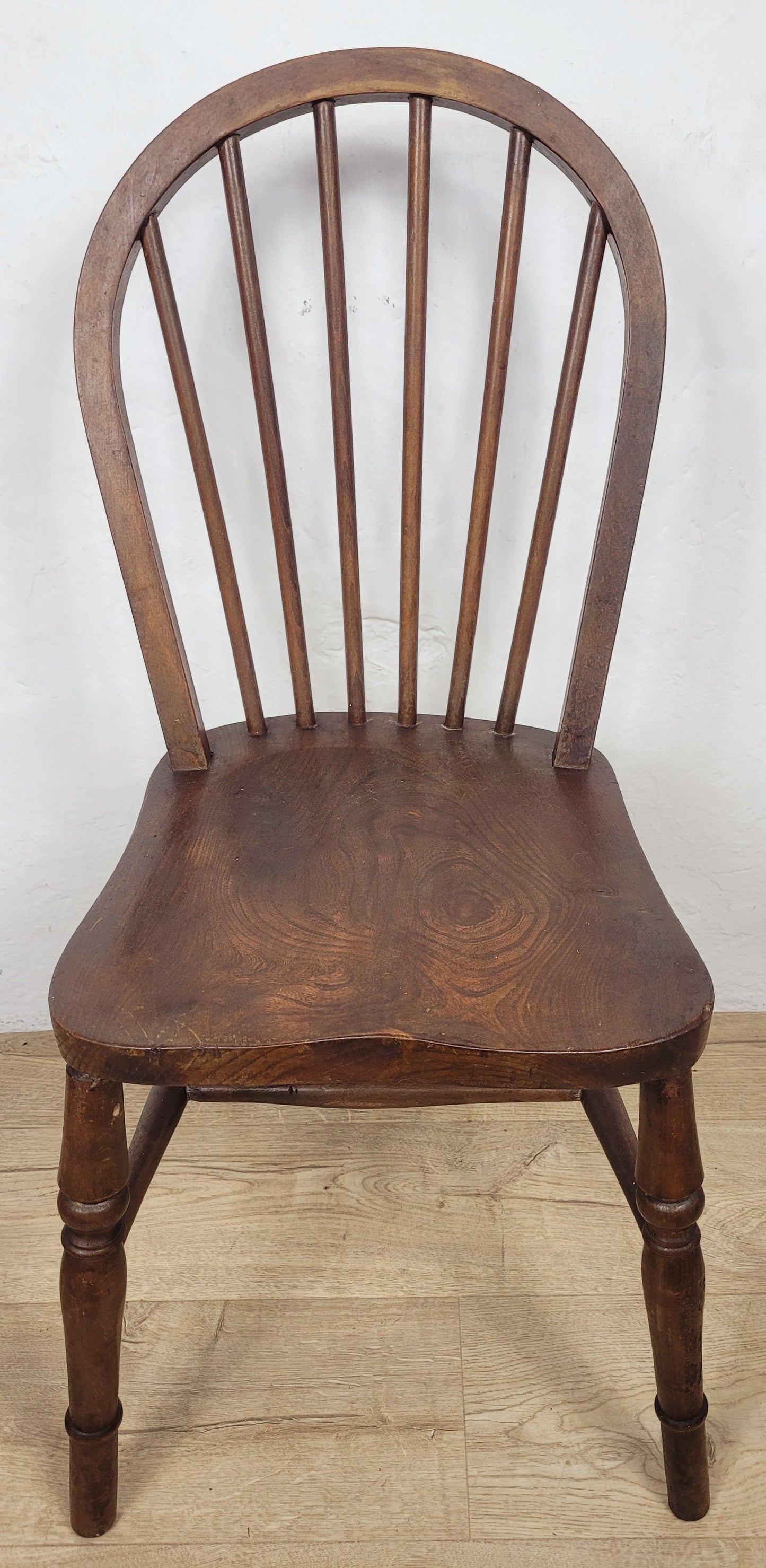 Vintage Kitchen Chair Hoop Back Elm & Birch English 20thC Postage Available