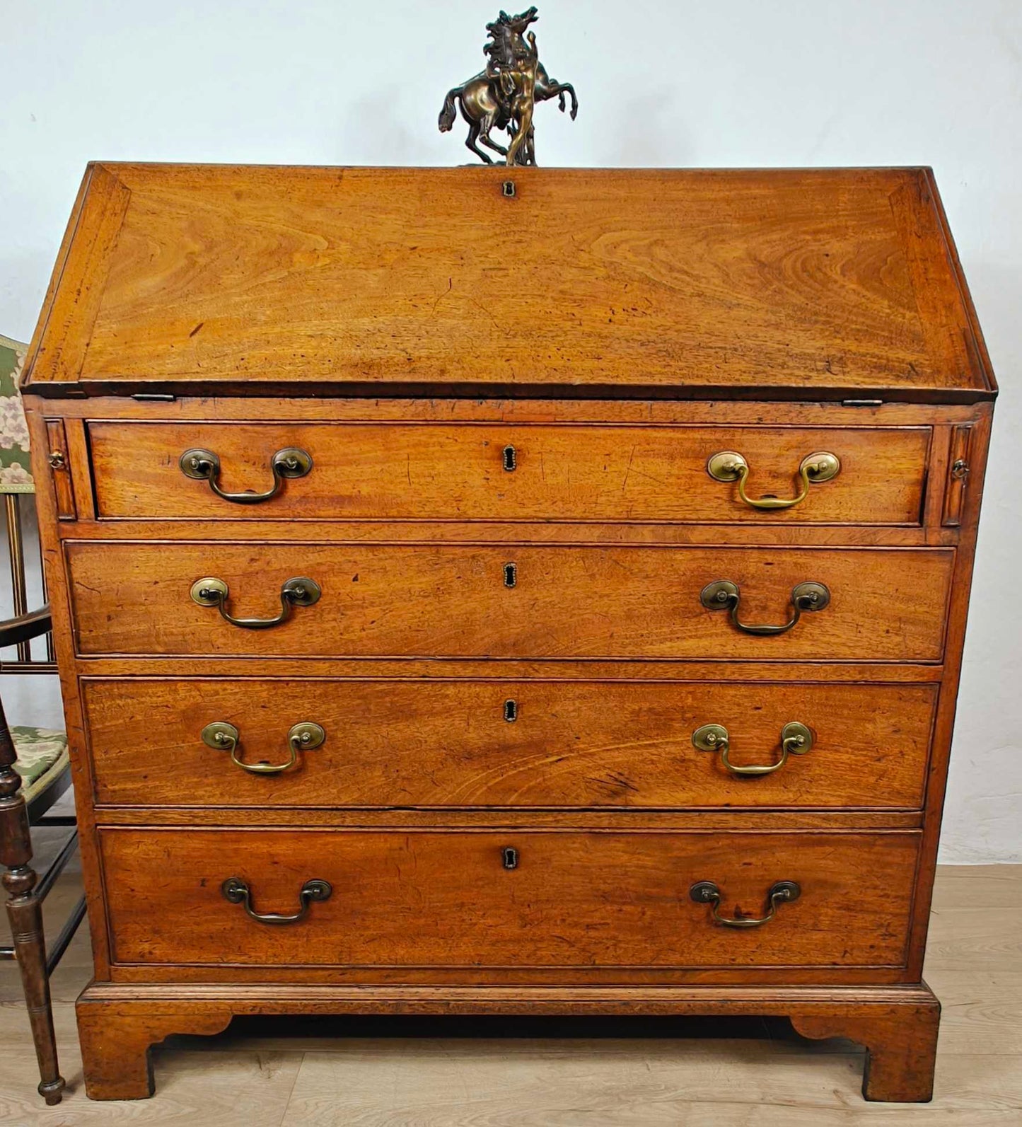 Georgian Writing Bureau Desk Oak 18thC Antique English Delivery Available