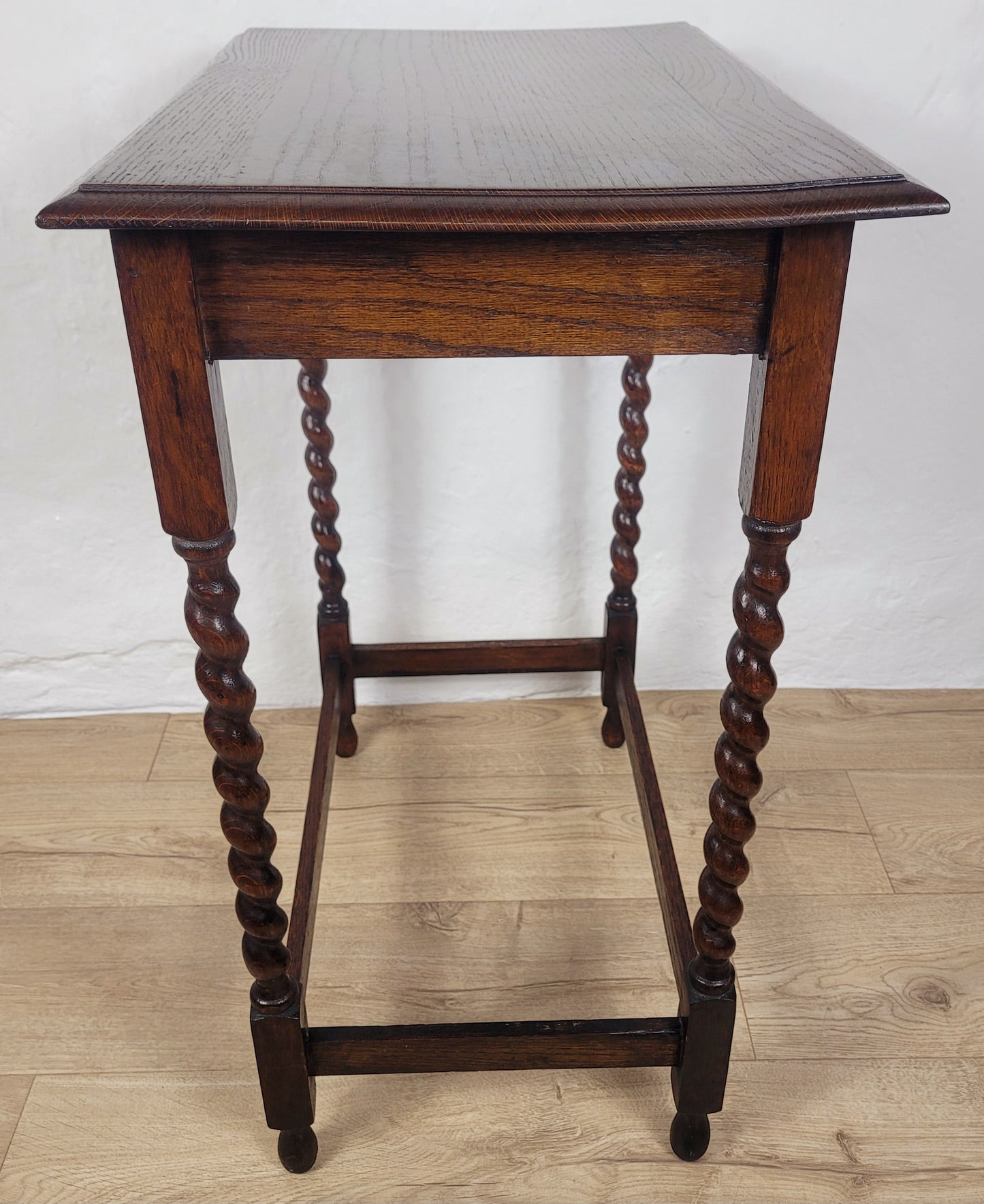 Barley Twist Side Table Vintage Rectangular Country English Postage Available