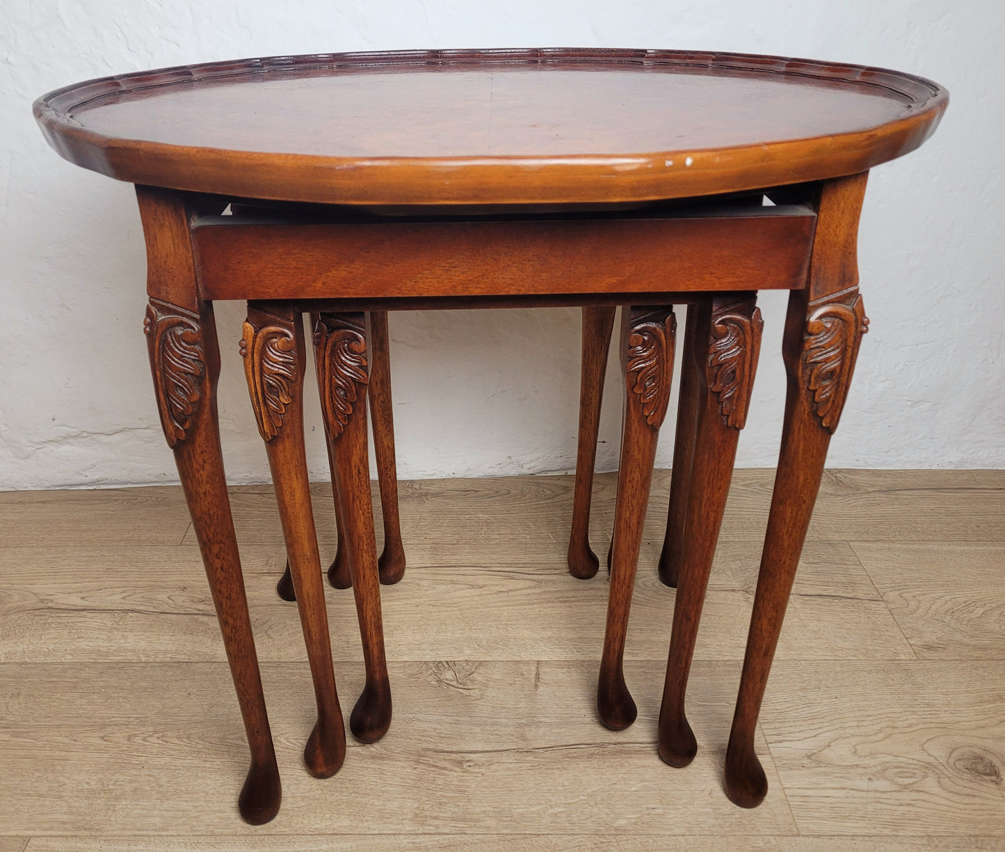 Bevan Funnell Nesting Tables Set of Three Antique Style 1950s Postage Available