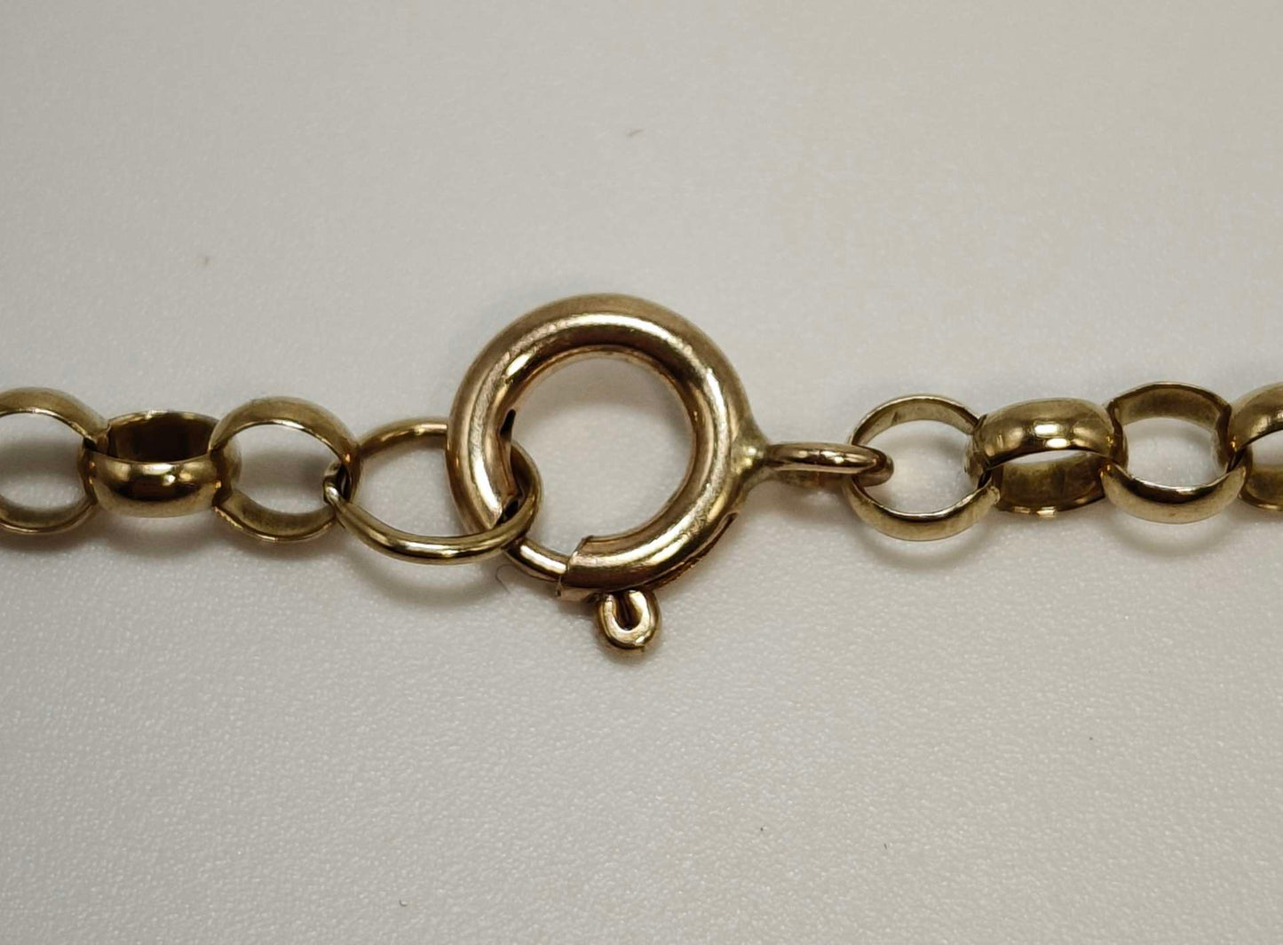 Belcher Chain Necklace 9ct Yellow Gold 19.5 Inch