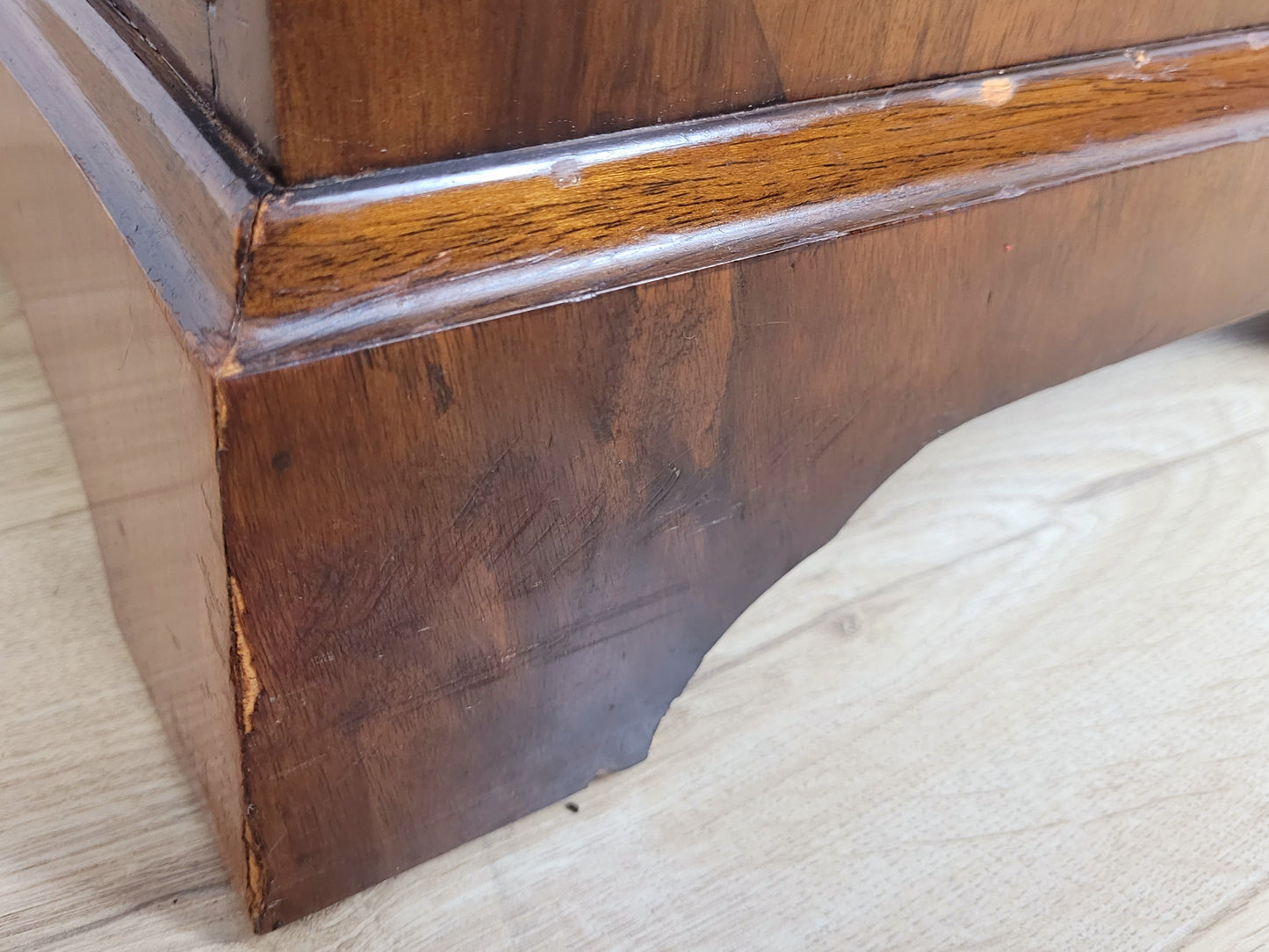 Chest Of Drawers Walnut Antique Style Drop Handles 'Cameo' Postage Available