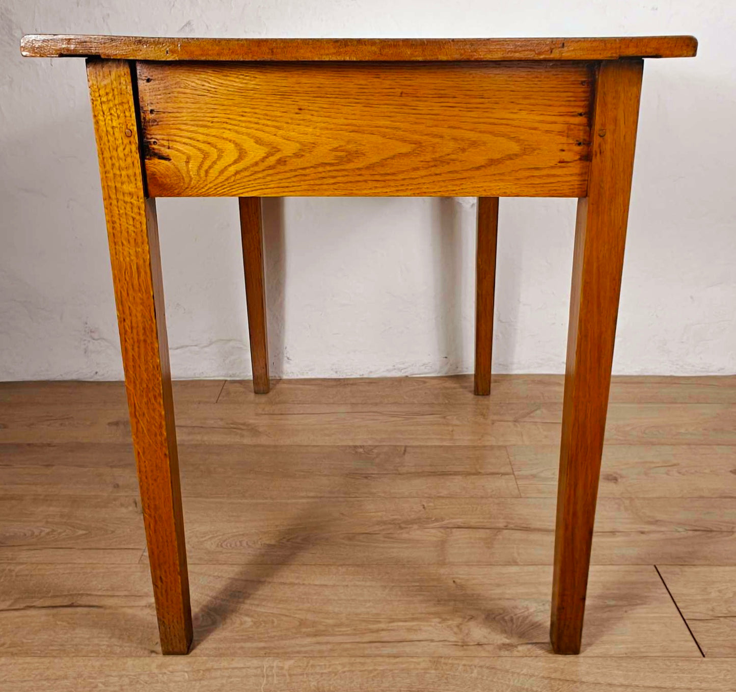 Vintage Military Desk Table Oak Drawer 1930's Country Delivery Available