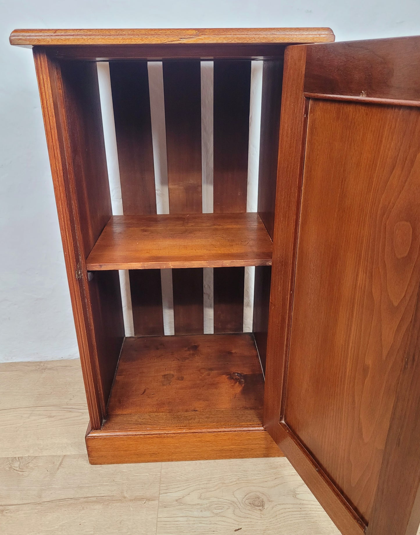 Walnut Bedside Cabinet Vintage Mid 20th Century Postage Available