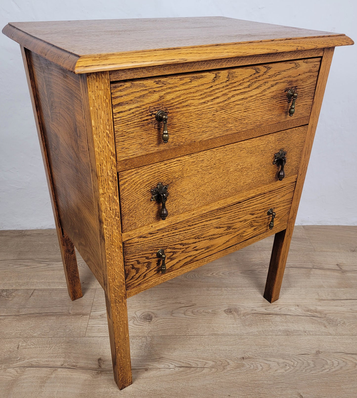 Oak Chest of Drawers Vintage Arts & Crafts Style 1930 English Delivery Available