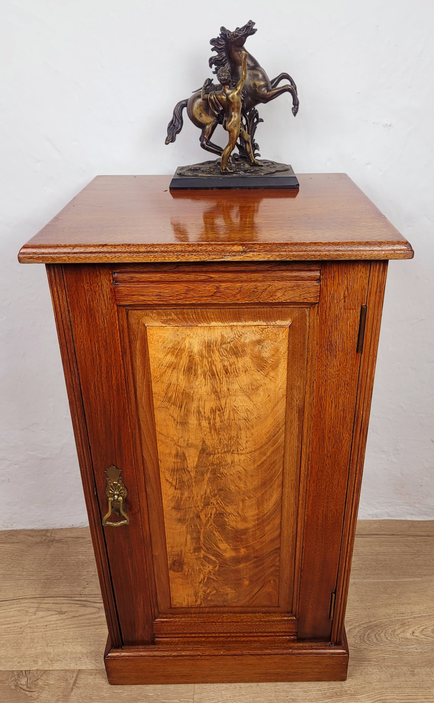 Walnut Bedside Cabinet Vintage Mid 20th Century Postage Available