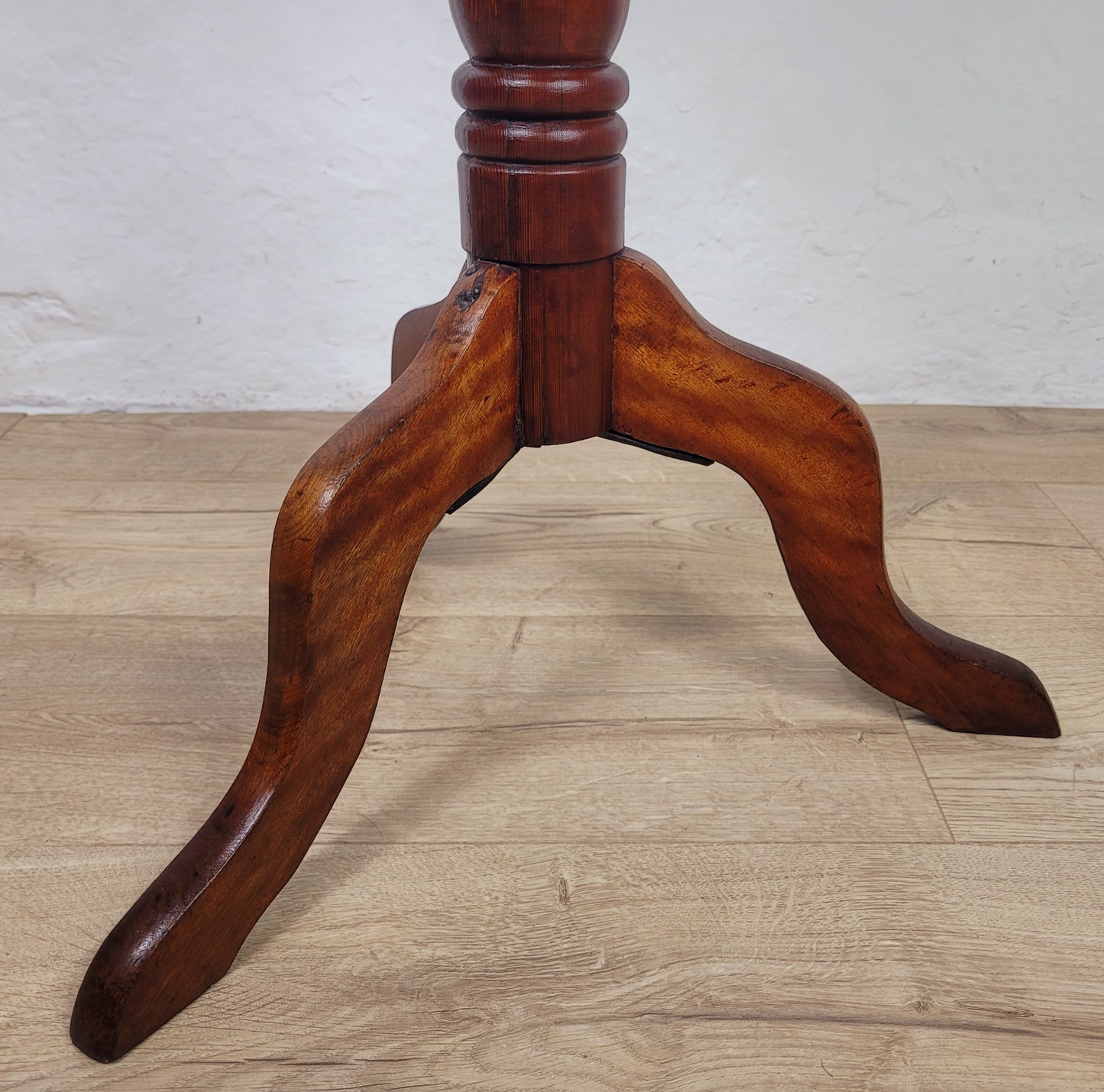 Victorian Tripod Side Table 19thC English Antique Mahogany Postage Available