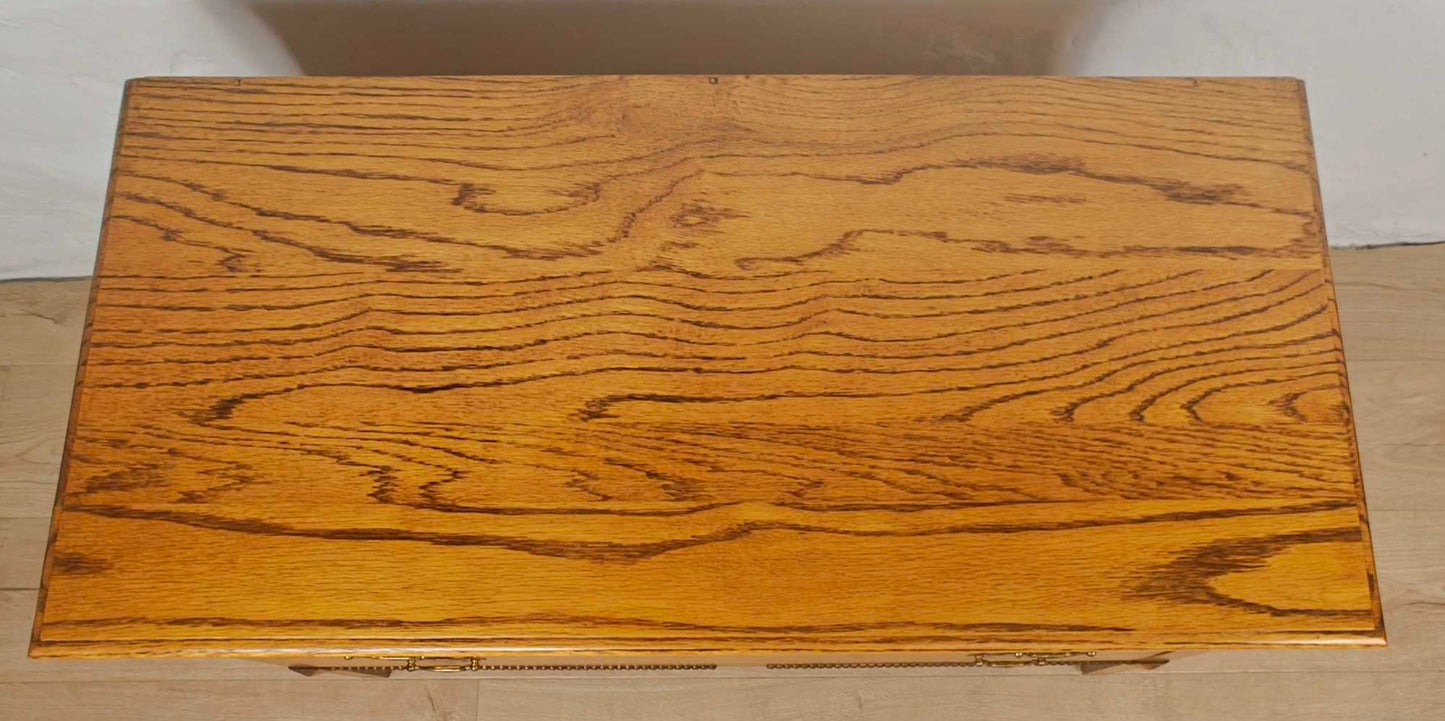 Vintage Chest Of Drawers Oak Carved Country Farmhouse Rustic Delivery Available