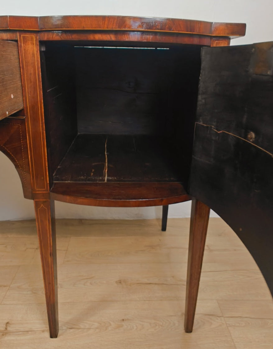 Georgian Sideboard Serpentine Front C1830 English Mahogany Delivery Available