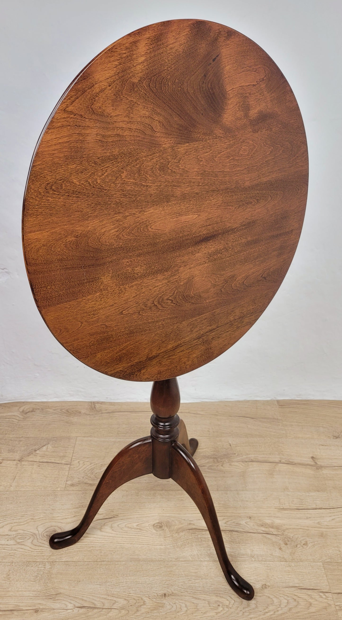 English Tripod Occasional Table Tilt Top Vintage Mid Century Postage Available