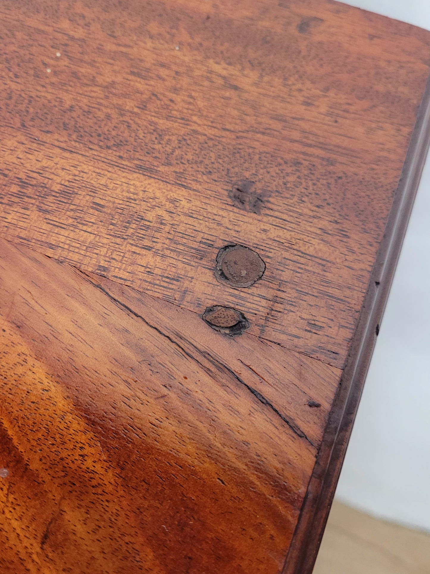 Edwardian Chest of Drawers Walnut 2 Over 3 1910s Drop Handles Delivery Available