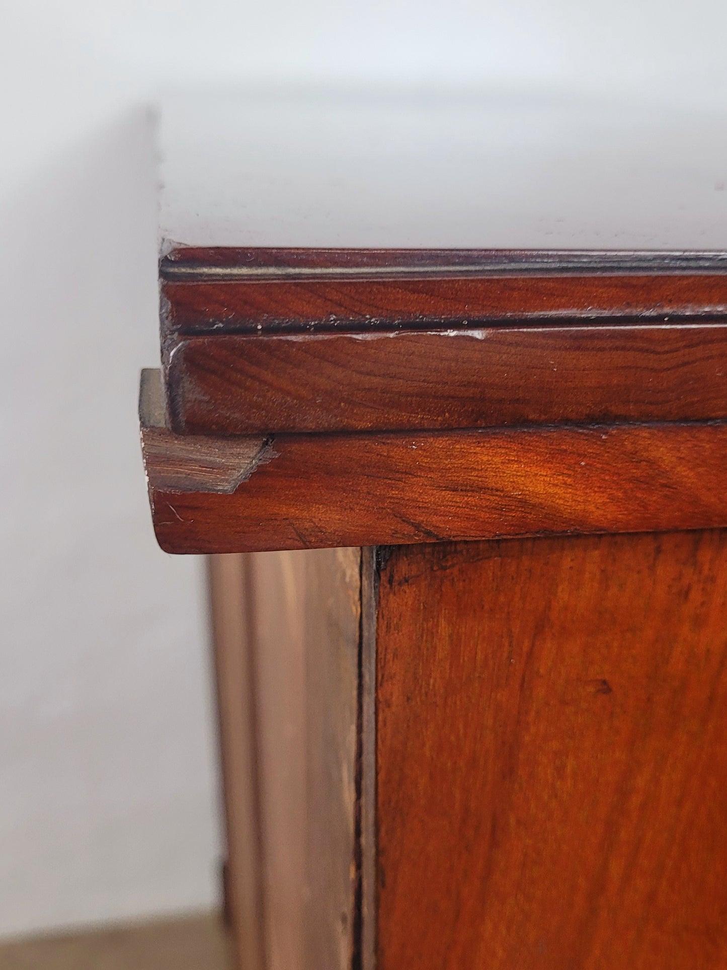 Victorian Chest of Drawers Walnut 2 Over 3 1900s Drop Handles Delivery Available