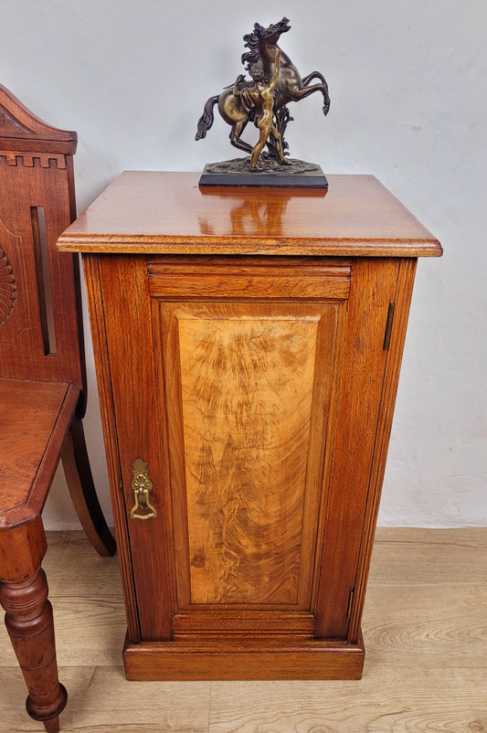 Walnut Bedside Cabinet Vintage Mid 20th Century Postage Available