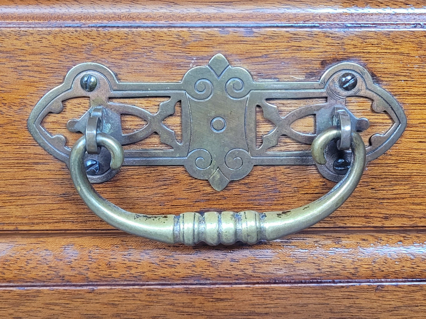 Edwardian Chest of Drawers Walnut 2 Over 3 1910s Drop Handles Delivery Available