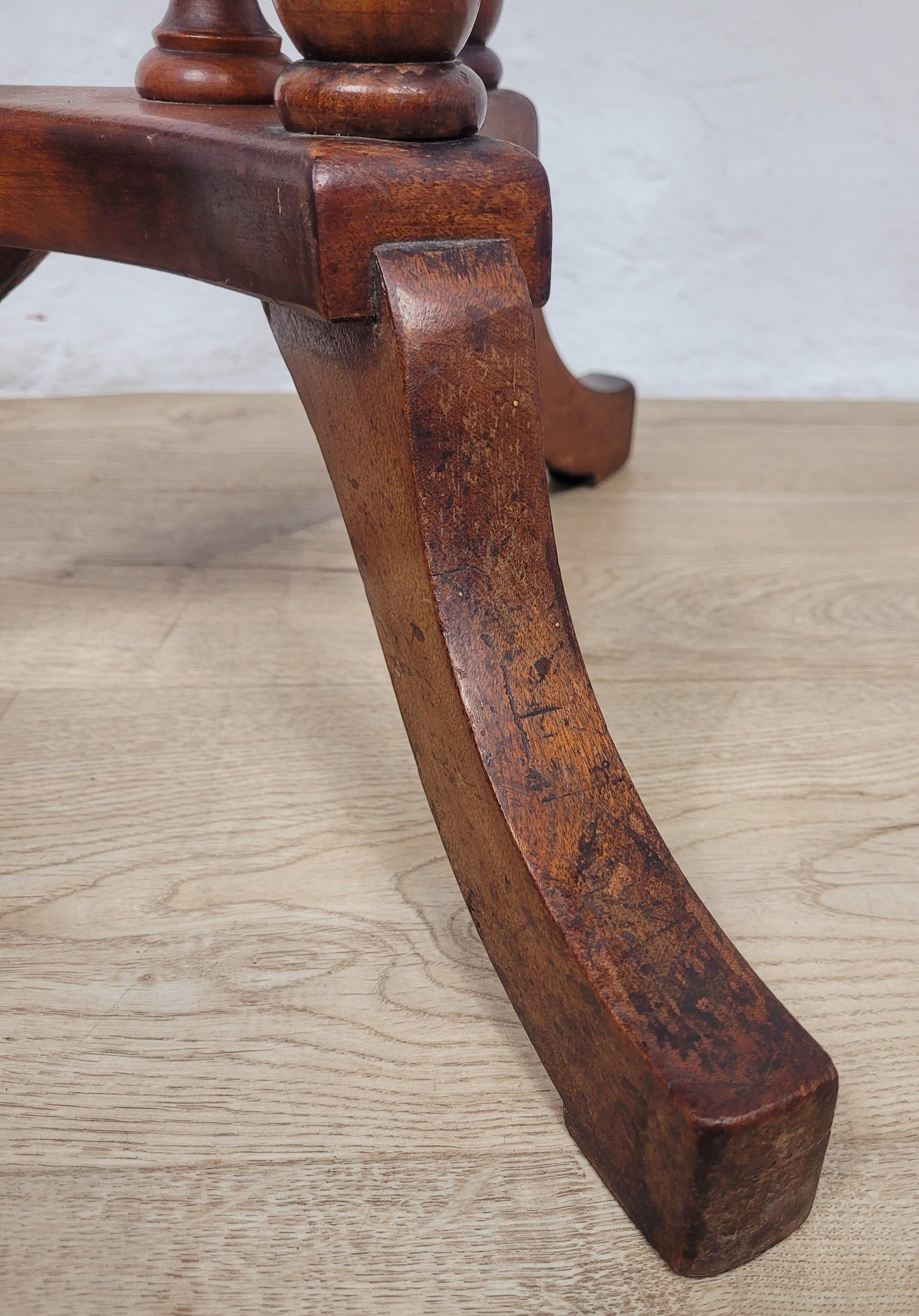 Victorian Octagonal Occasional Table Tripod English Mahogany Postage Available