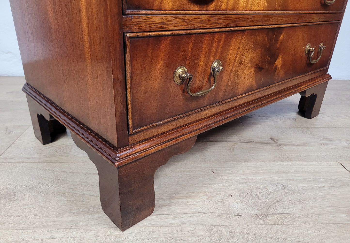Vintage Writing Bureau Desk Leather 20thC Mahogany 1960s Delivery Available
