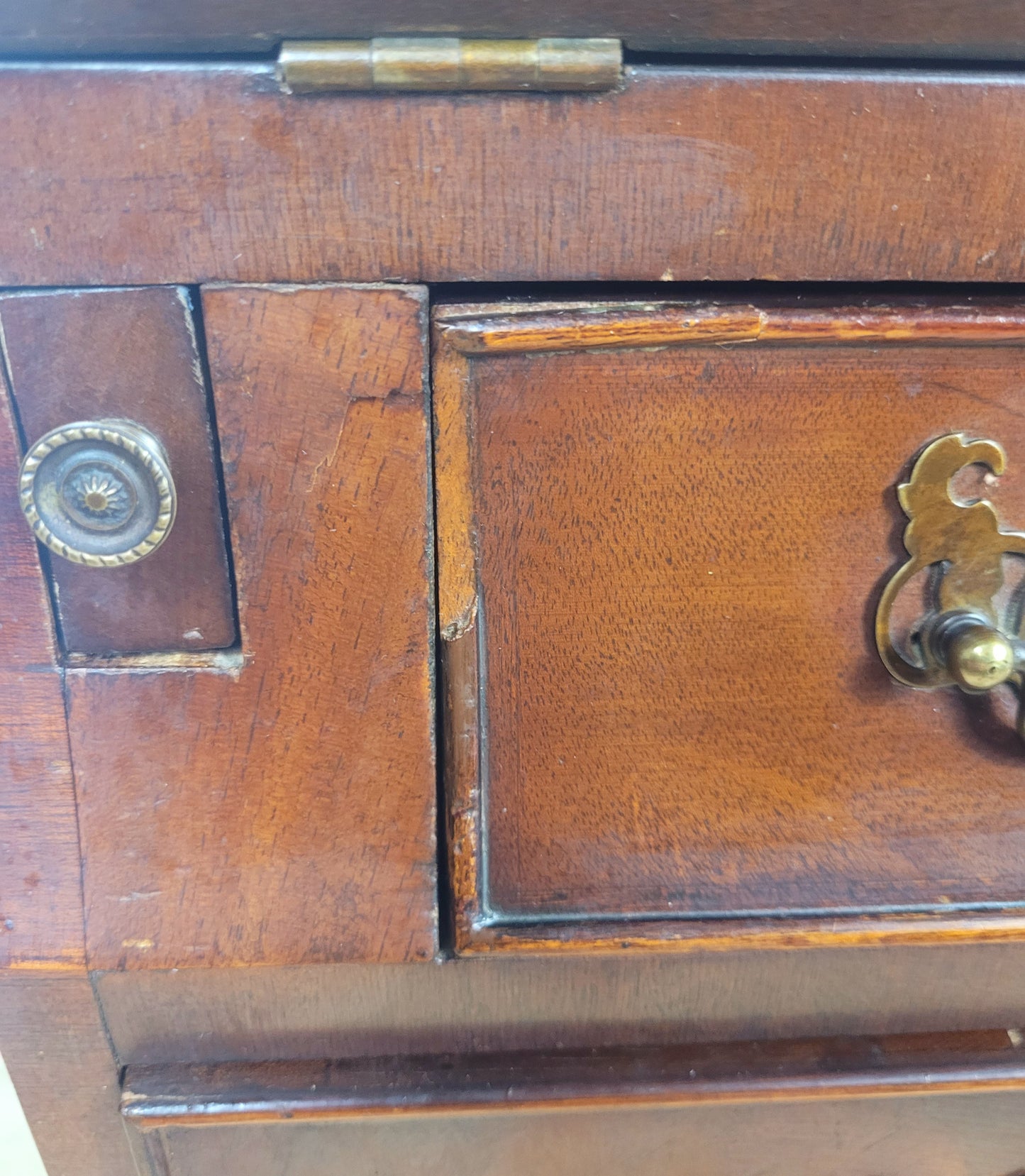 Vintage Writing Bureau Desk Burton Reprod Drawers Mid 20thC Delivery Available