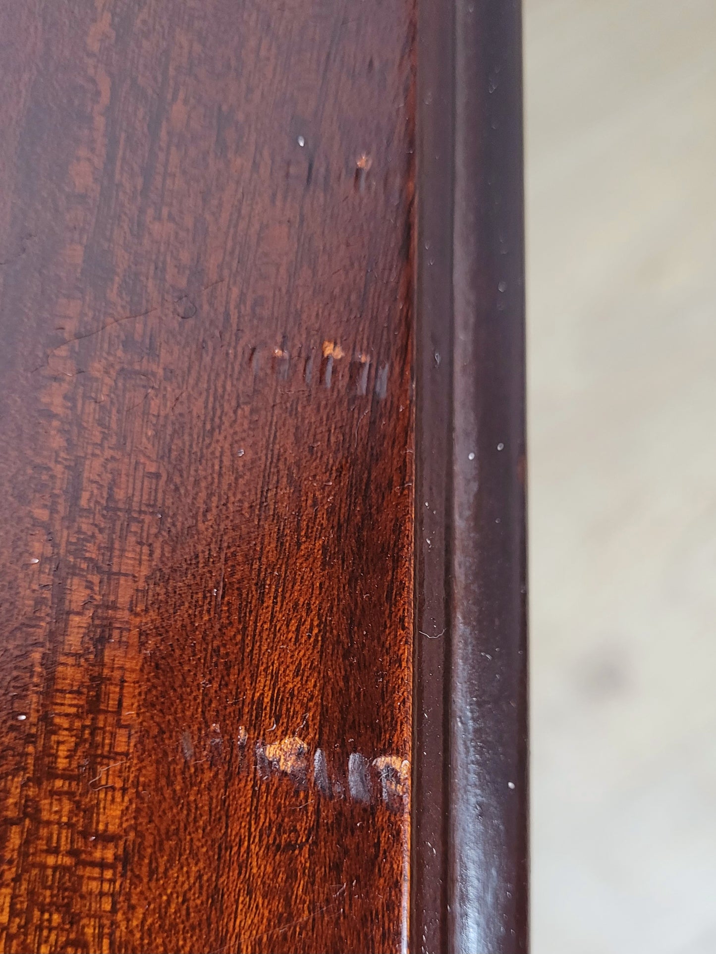 Vintage Chest Of 4 Drawers Bedroom 1950 Mahogany Antique Style Postage Available