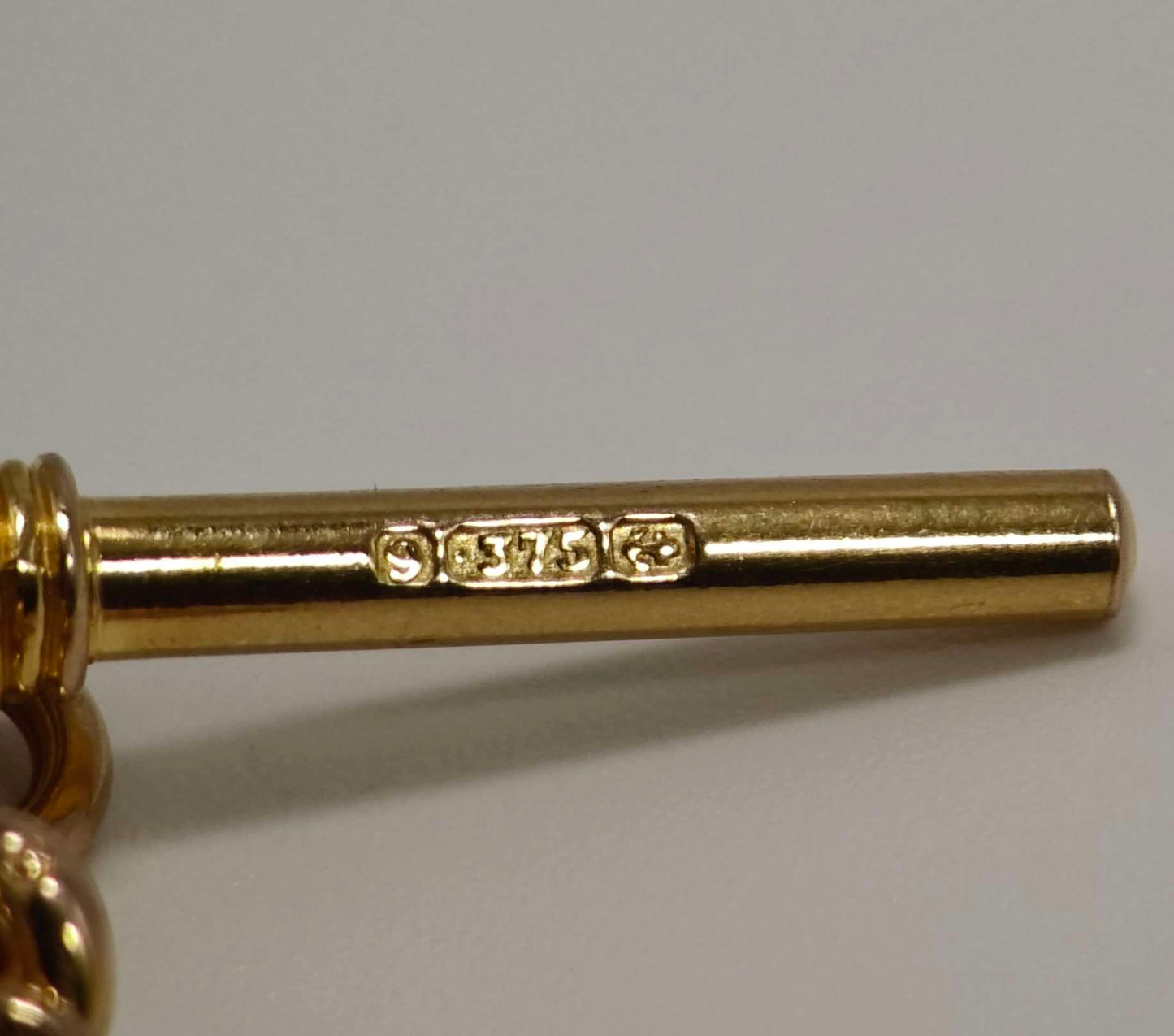 9ct Gold Albert Chain Signed WHWLD 375 Dog Clasp T-Bar Antique Postage Available