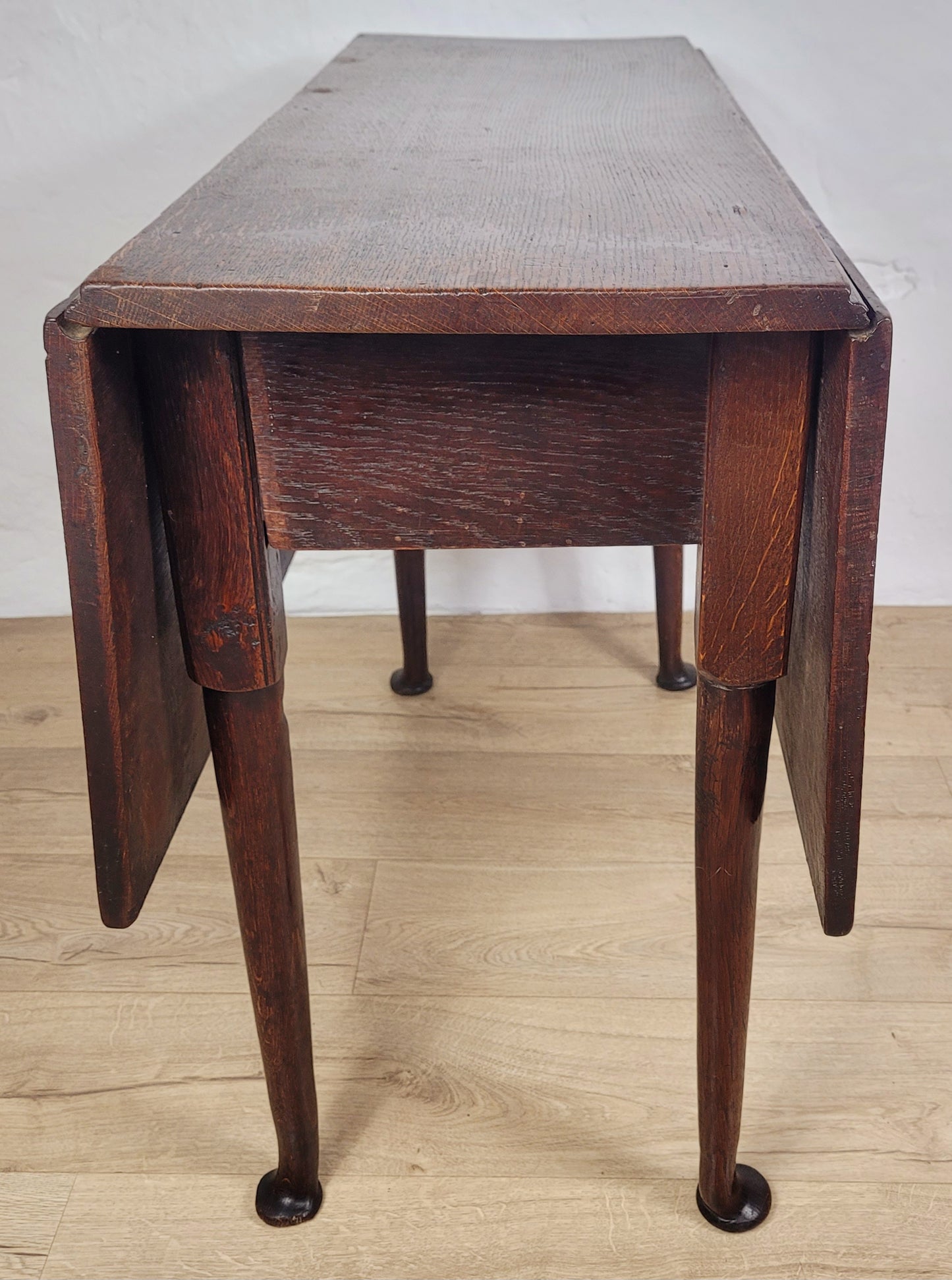 Georgian Dining Table Drop Leaf Gateleg Drawer Oak 1820's Delivery Available