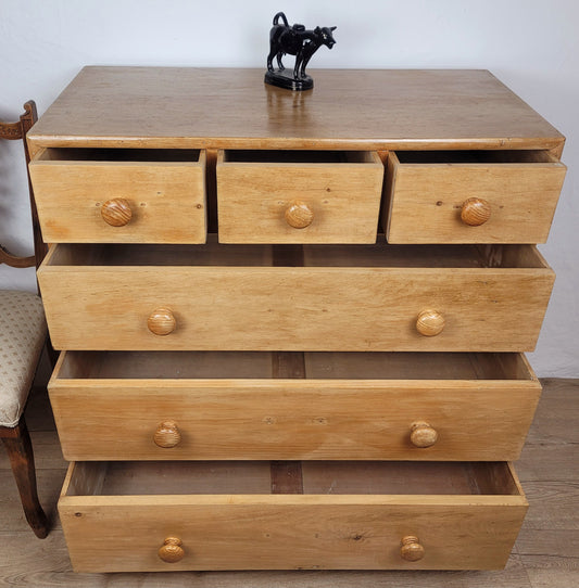 Victorian Chest Of Drawers 3 Over 3 Pine Country Rustic Delivery Available