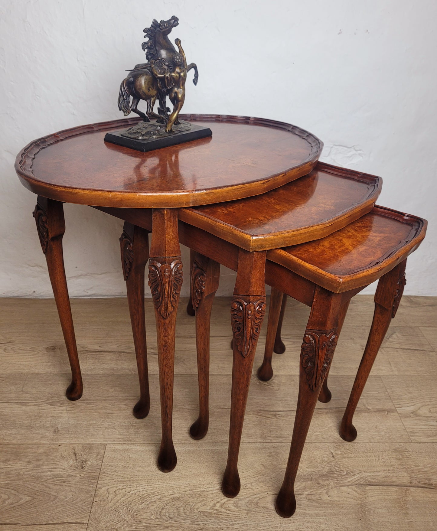 Bevan Funnell Nesting Tables Set of Three Antique Style 1950s Postage Available