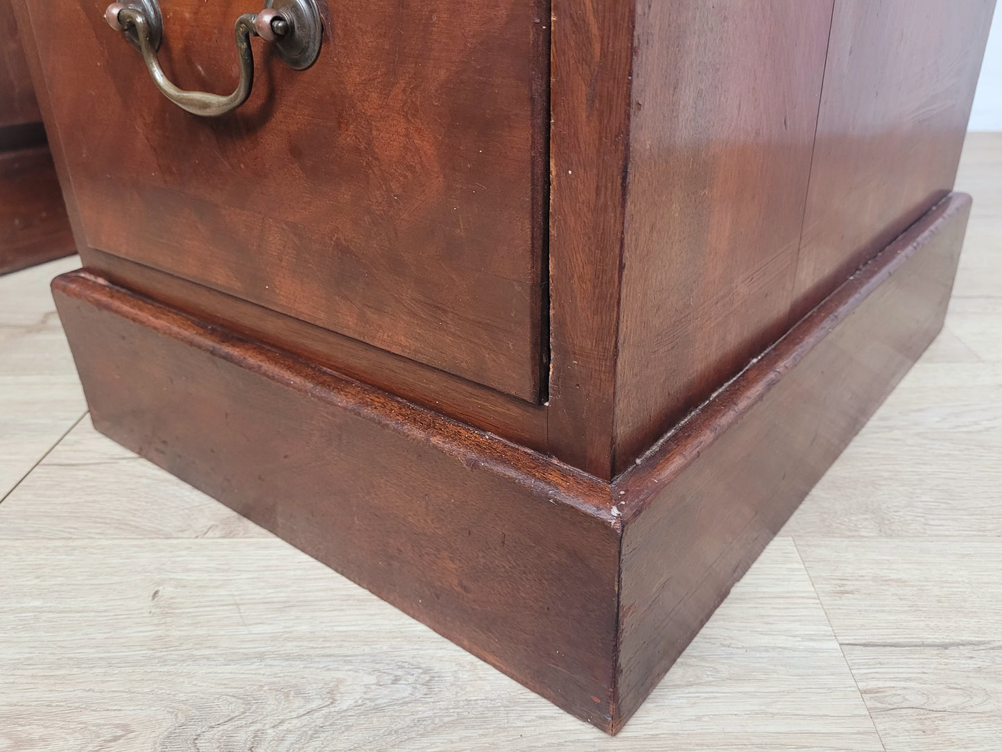 Victorian Writing Desk Teak Small Drawers Drop Handles Delivery Available