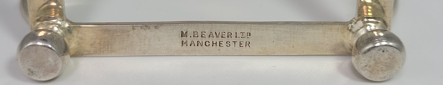 Sheffield Silver Toast Rack Hallmarked English Edwardian 1900 Tableware Postage Available