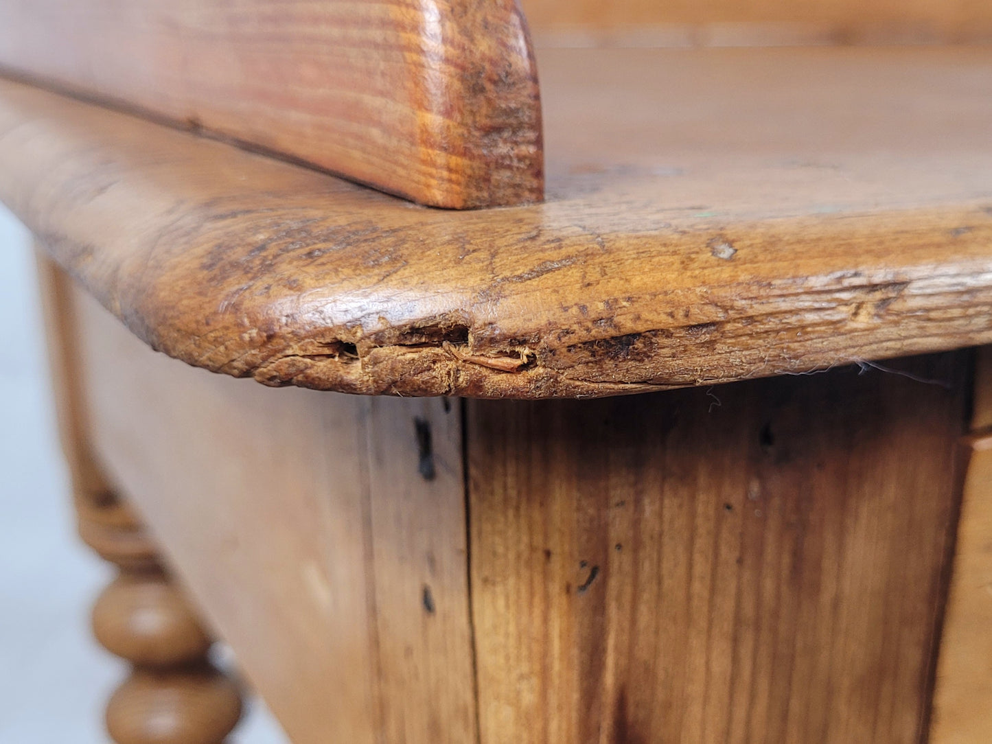 Victorian Kitchen Table Pine Farmhouse Rustic Country 19thC Delivery Available