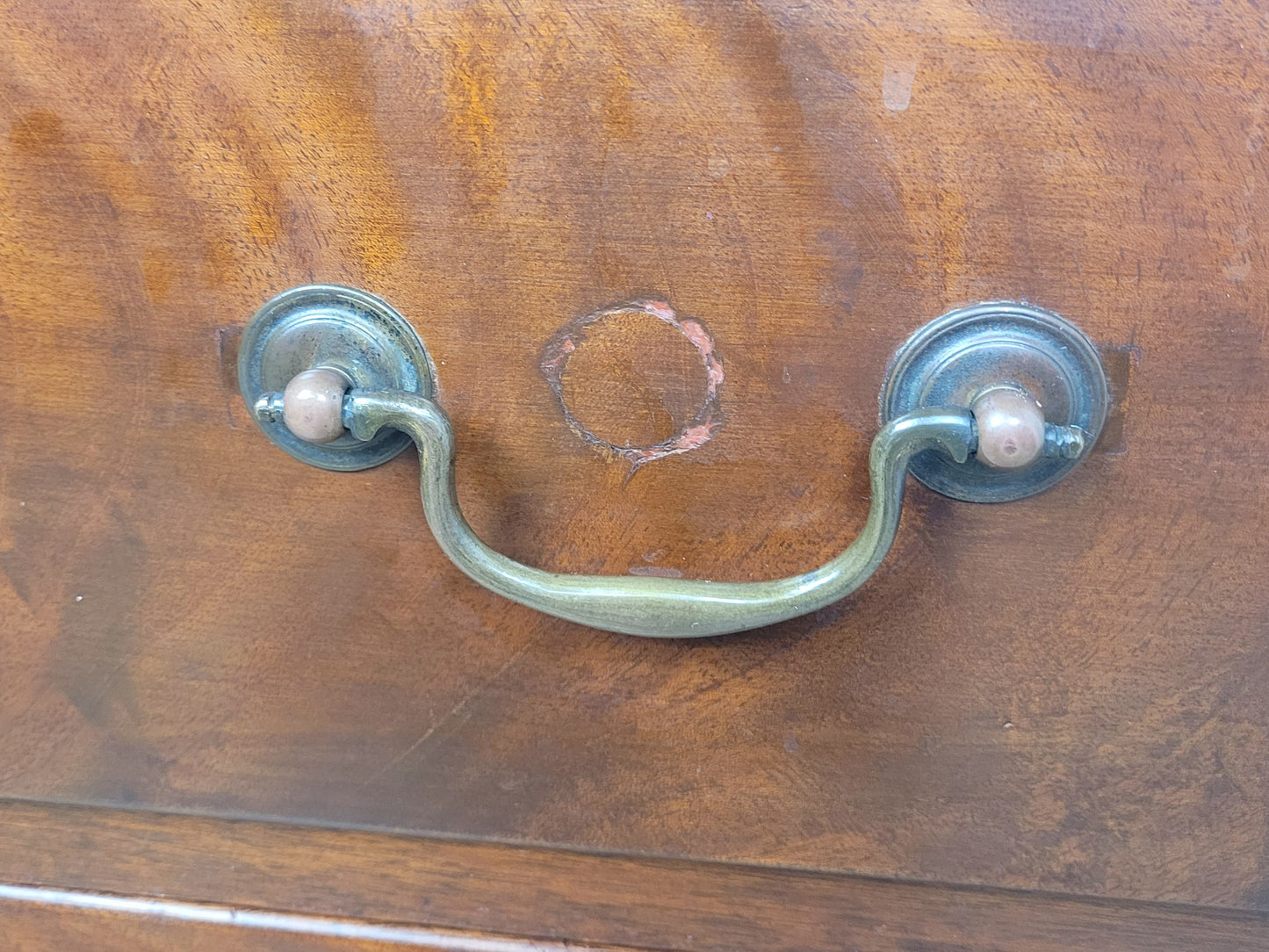 Victorian Writing Desk Teak Small Drawers Drop Handles Delivery Available