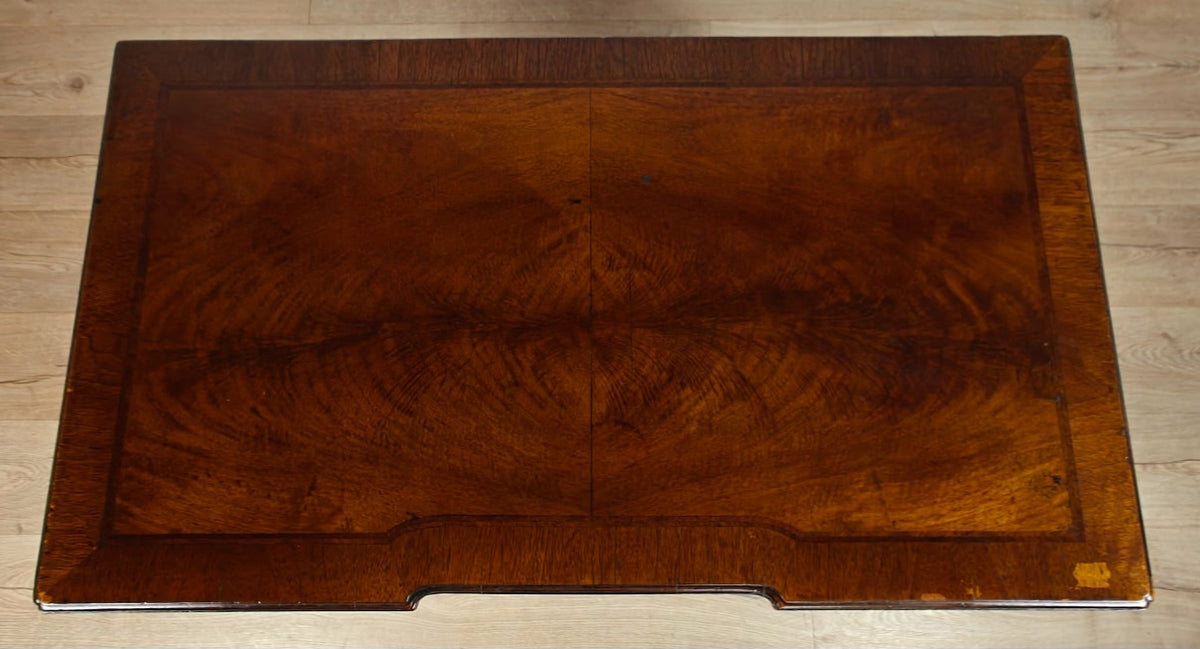 Knee Hole Writing Desk Walnut Key & Lock 18th-Century Style Delivery Available