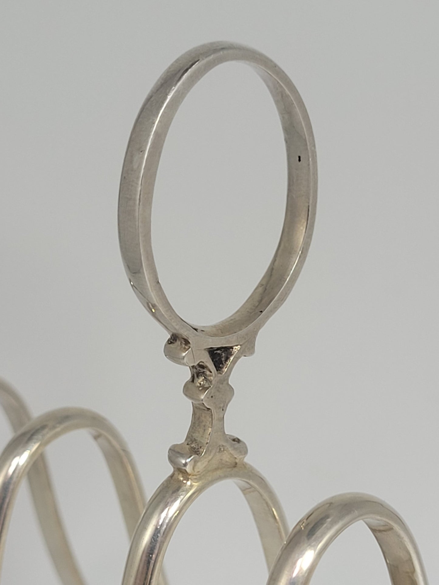 Sheffield Silver Toast Rack Hallmarked English Edwardian 1900 Tableware Postage Available