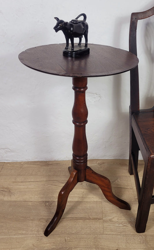 Victorian Tripod Side Table 19thC English Antique Mahogany Postage Available
