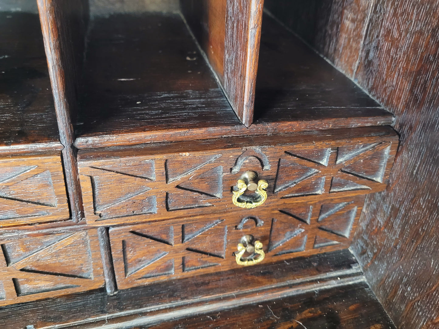 George III Writing Bureau Desk Oak 18thC Antique English Delivery Available